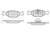 PROCODIS FRANCE PF10793 Brake Pad Set, disc brake